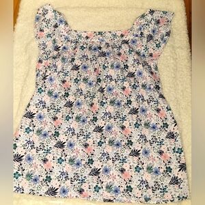 Womens flutter sleeve top size S/M